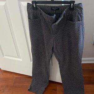 Banana Republic Gray Patterned Women's Trousers